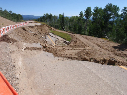 Road Collapse.